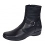 Ghete dama Marimea 39 din piele naturala cu fermoar imblanite GD156N2